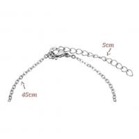 Stainless Steel Oval Chain, 304 Stainless Steel, with 5cm extender chain, Unisex & different size for choice, original color, Length:Approx 45 cm, Sold By PC