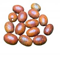 Perles agate dzi tibétaine naturelle, agate Tibétaine, DIY, Jaune, 20x28mm, 5PC/lot, Vendu par lot