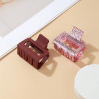 Hair Claw Clips Acrylic Square handmade 2 pieces & for woman Sold By Set