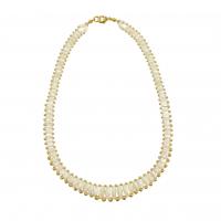 Shell Necklaces with Brass gold color plated fashion jewelry & for woman  Length Approx 540 mm Sold By PC