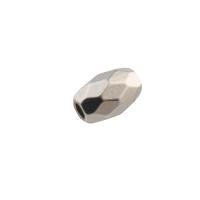 Ruostumaton teräs Välike helmiä, 304 Stainless Steel, päällystetty, tee-se-itse, alkuperäinen väri, 4x6x4mm, Reikä:N. 3.5mm, 20PC/erä, Myymät erä