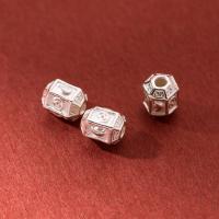 925 Sterling Silver perle, modni nakit & možete DIY, više boja za izbor, nikal, olovo i kadmij besplatno, 8x10mm,2.8mm, Prodano By PC
