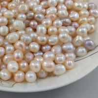 Nėra Hole Kultūringas gėlavandenių perlų karoliukai, Gėlo vandens perlų, Nereguliarus, Pasidaryk pats & ne skylė, mišrios spalvos, 9-10mm, 500G/Pirkimo, Pardavė Pirkimo