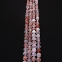 Perline gioielli gemme, Pietra naturale, Cerchio, DIY & formato differente per scelta, colori misti, Venduto per Appross. 38 cm filo