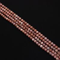 宝石ジュエリービーズ, 天然石, ラウンド形, DIY & 異なるサイズの選択, ピンク, で販売される 約 38 センチ ストランド