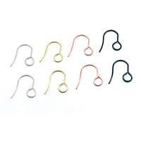 Stainless Steel Hook slangetje, 304 roestvrij staal, DIY, meer kleuren voor de keuze, 18x0.70mm, 100pC's/Bag, Verkocht door Bag