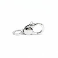 Stainless Steel Lobster Claw Clasp, 304 Stainless Steel, polished, DIY & different size for choice, original color, 20PCs/Bag, Sold By Bag