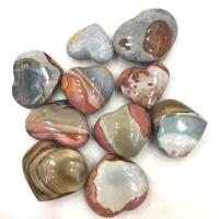 Agate Jewelry Pendants Heart polished DIY 50mm Sold By PC