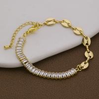 Brass Bracelet & Bangle fashion jewelry & for woman & with rhinestone nickel lead & cadmium free Sold By PC