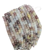 Perline gioielli gemme, Viola naturale, Bambù, lucido, DIY, 8x12mm, Appross. 31PC/filo, Venduto da filo