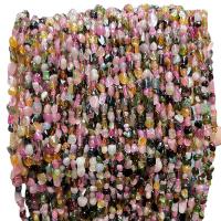 Gemstone Jewelry Beads Tourmaline irregular polished DIY multi-colored 4-6mm Approx Sold By Strand