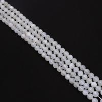 Mondstein Perlen, rund, DIY & verschiedene Größen vorhanden, weiß, frei von Nickel, Blei & Kadmium, verkauft per ca. 38 cm Strang