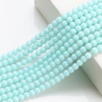 Perles en verre de mode, Rond, DIY, plus de couleurs à choisir, 6mm, Environ 70PC/brin, Vendu par brin