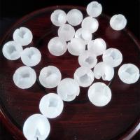 Natural Clear Quartz Beads Flower Bud polished DIY white 10mm Sold By PC