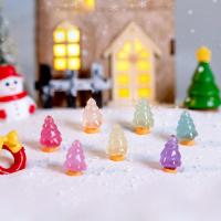 Christmas Decoration, Resin, Christmas Tree, Christmas Design & cute & luminated, more colors for choice, Sold By PC