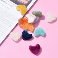 Akryl smykker perler, Heart, du kan DIY, flere farver til valg, 16x19mm, 50pc'er/Bag, Solgt af Bag