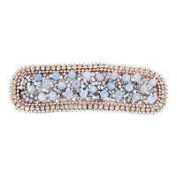 Crystal Hair Snap Clip with Zinc Alloy Korean style & for woman & with rhinestone Sold By PC