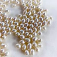 Cultured Rice Freshwater Pearl Beads DIY white Sold By Bag