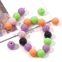 Akryl smykker perler, Runde, du kan DIY & forskellig størrelse for valg, flere farver til valg, 20pc'er/Bag, Solgt af Bag