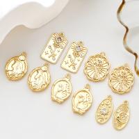 Brass Jewelry Pendants fashion jewelry & DIY nickel lead & cadmium free Sold By PC