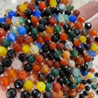 Perline naturali in agata arcobaleno, DIY & formato differente per scelta & sfaccettati, Venduto da filo