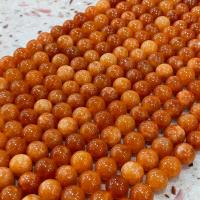 Natural Moonstone Beads Orange Moonstone Round polished DIY Sold By Strand
