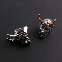 Titanium Steel Finger Ring Monster plated punk style & for man 45mm US Ring Sold By PC