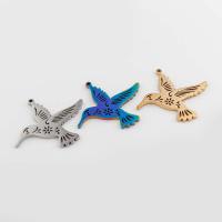 Stainless Steel Animal Pendants 304 Stainless Steel Bird Vacuum Ion Plating vintage & DIY Approx 1mm Sold By PC