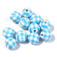 Wood Beads Round printing DIY 16mm Approx 3mm Sold By Bag