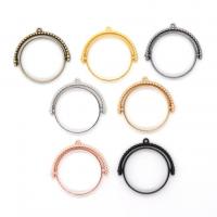 Zinc Alloy Pendants Round plated 360 Degree Rotating & DIY Sold By PC