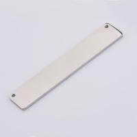 Stainless Steel Connector 304 Stainless Steel Rectangle polished DIY & 1/1 loop Sold By PC