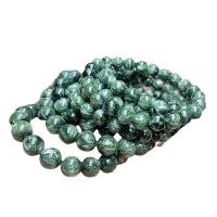 Seraphinite Bracelet Round polished & for woman Length Approx 6.5-8 Inch Sold By PC