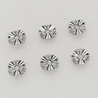 Zinc Alloy Spacer Beads antique silver color plated DIY 10mm Approx 2mm Approx Sold By Bag