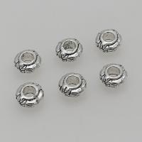 Zinc Alloy Spacer Beads antique silver color plated DIY Approx 2.5mm Sold By Bag