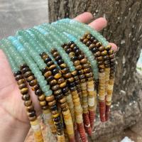 Spacer Beads Jóias, Quartzo de arco-íris, DIY, cores misturadas, 5x8mm, Aprox 75PCs/Strand, vendido para Aprox 38 cm Strand
