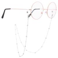 Glasses Holder Titanium Steel with Plastic Pearl plated for woman Sold By PC