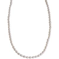 Collar de Perlas Natural de Freshwater, Perlas cultivadas de agua dulce, hecho a mano, Joyería & para mujer, más colores para la opción, Vendido para 37-40 cm Sarta