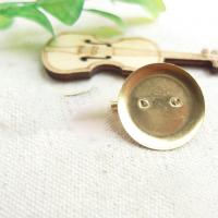 Brass Brooch Findings fashion jewelry original color nickel lead & cadmium free Sold By PC