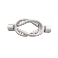 Stainless Steel Leather Cord Clasp 304 Stainless Steel DIY original color Approx 5mm Sold By Lot
