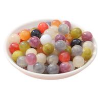 Vegyes Akril gyöngyök, Kerek, kemencében lakk, DIY, kevert színek, 12mm, 10PC-k/Bag, Által értékesített Bag