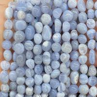 Naturliga Lila Agate Pärlor, polerad, DIY & olika storlek för val, purpur, 36-38cm, Säljs av Strand