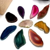 Agate Jewelry Pendants irregular DIY 30-65x6-7mm Sold By PC