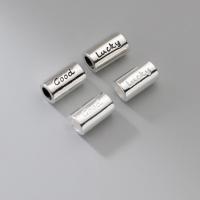 Spacer Perlen Schmuck, 925 Sterling Silber, DIY, keine, 6.50x6.50x11mm, Bohrung:ca. 3.8mm, verkauft von PC