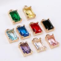 Brass Jewelry Pendants with Crystal plated DIY Sold By PC