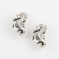 Zinc Alloy Spacer Beads Seahorse antique silver color plated vintage & DIY Approx 2mm Sold By Bag