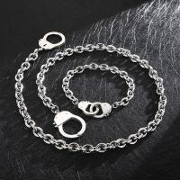 Fashion Stainless Steel Jewelry Sets 304 Stainless Steel fashion jewelry & Unisex nickel lead & cadmium free Sold By PC