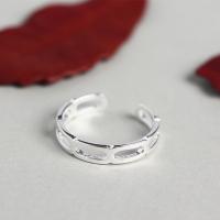Sterling zilver ringen, 925 sterling zilver, mode sieraden & verschillende grootte voor keus & voor vrouw, nikkel, lood en cadmium vrij, Maat:7, Verkocht door PC