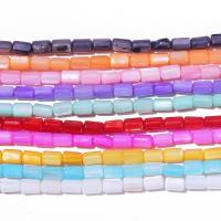 Koraliki z naturalnej słodkowodnej perły, Najlepiej powłoki, Kolumna, obyty, DIY, dostępnych więcej kolorów, 3x5mm, około 74komputery/Strand, sprzedane przez Strand