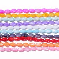 Prirodni Slatkovodni Shell perle, Top Shell, uglađen, možete DIY, više boja za izbor, 4x6-7mm, Prodano By Strand