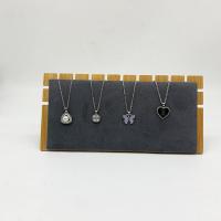 Cloth Necklace Display with Bamboo durable grey Sold By PC